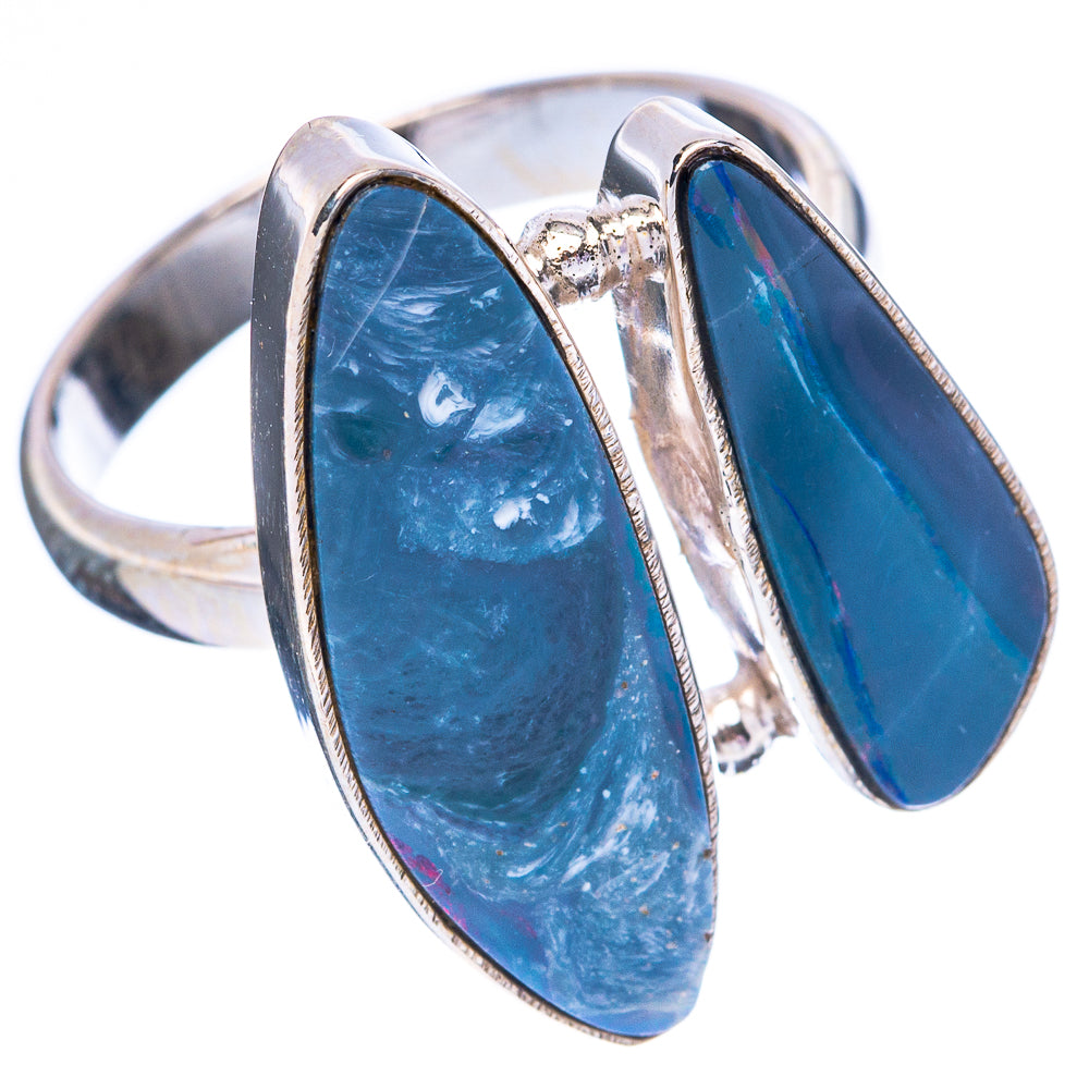 Rare Doublet Opal Ring Size 7.25 (925 Sterling Silver) R4407