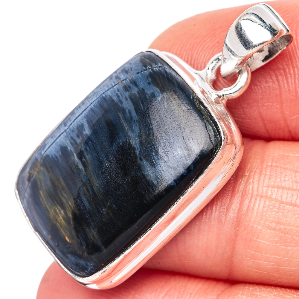 Pietersite Pendant 1 3/8" (925 Sterling Silver) P42806