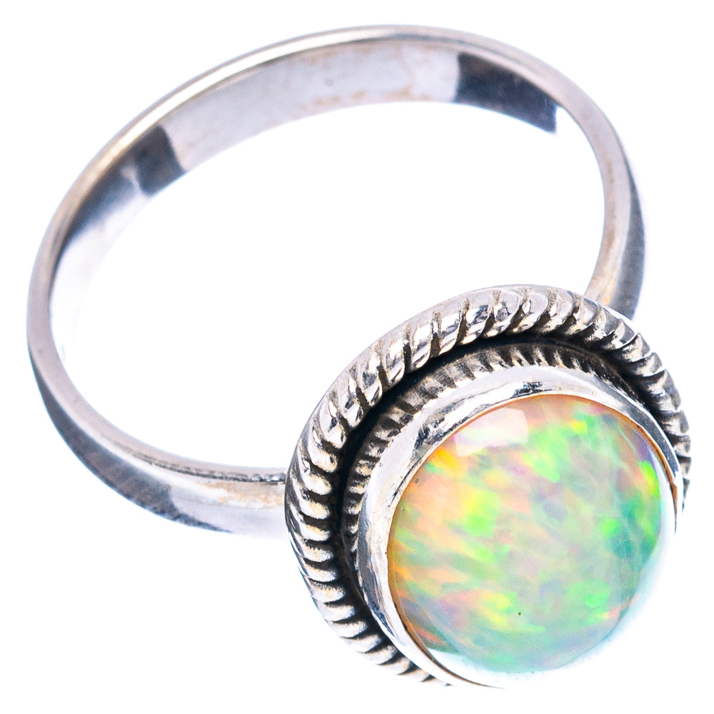 Rare AAA Ethiopian Opal Ring Size 8 (.925 Sterling Silver)