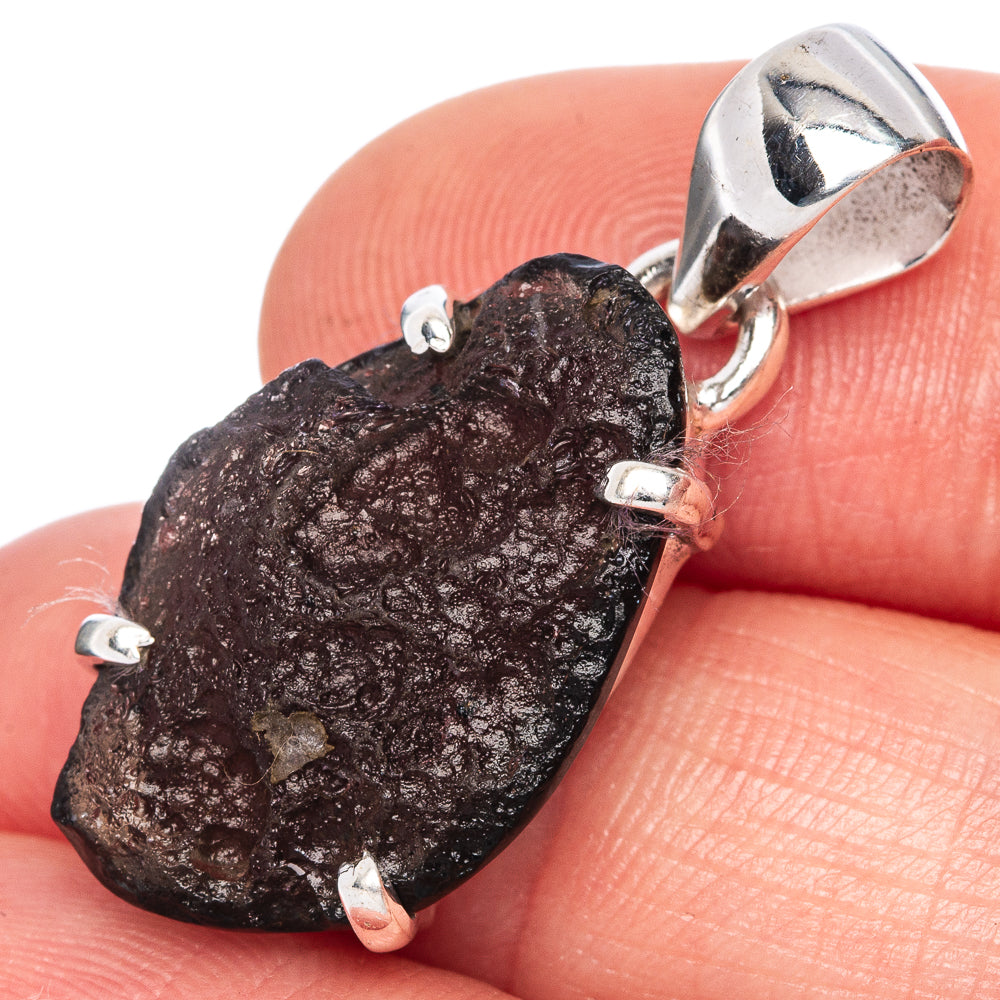 Rare Agni Manitite Pendant 1 1/4" (925 Sterling Silver) P41604