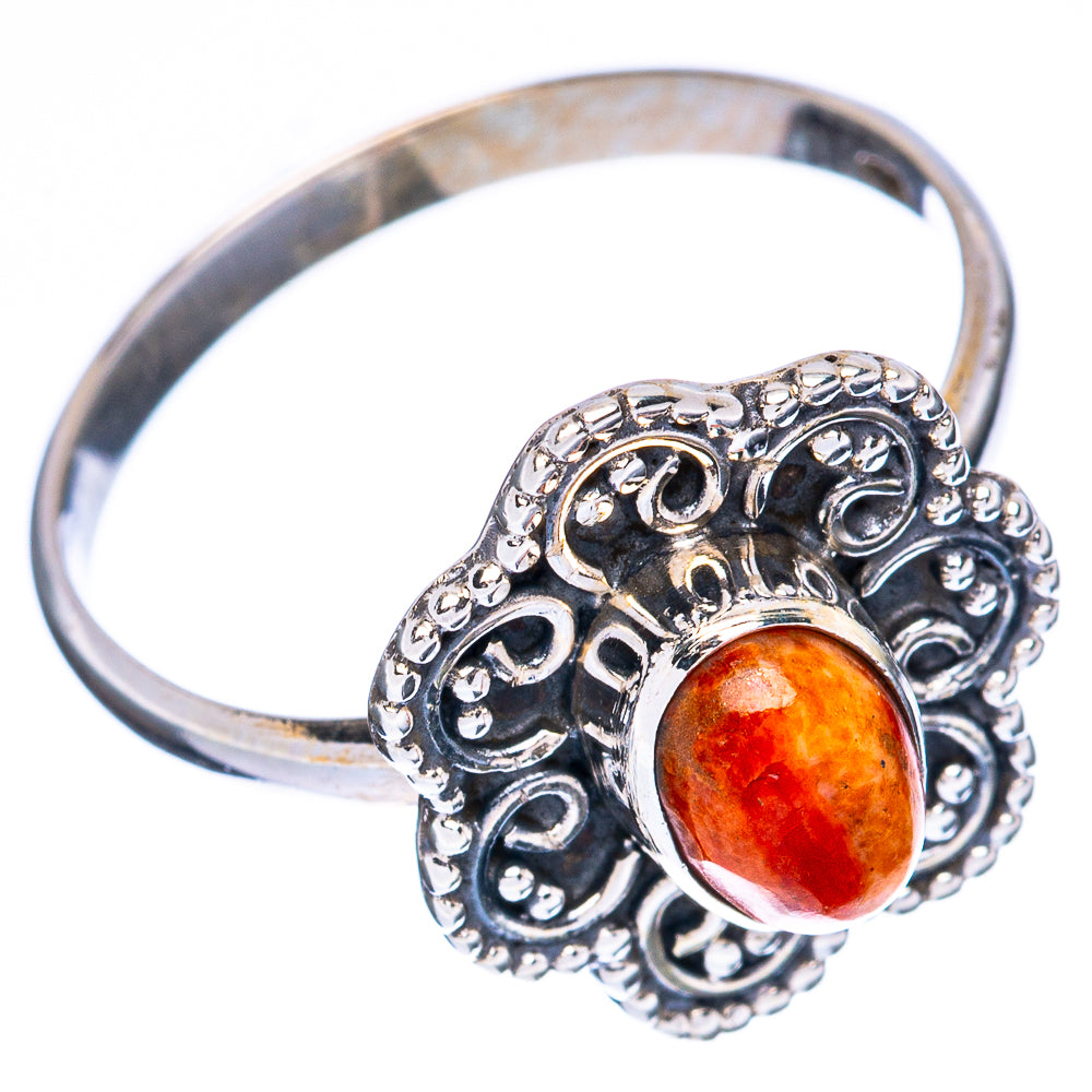 Value Sunstone Ring Size 8 (925 Sterling Silver) R3262