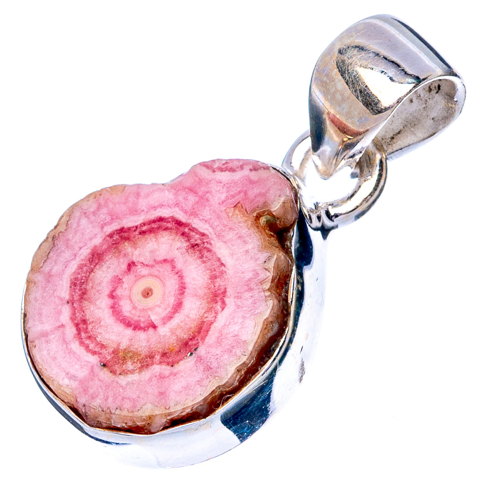 Rare Rhodochrosite Stalactite Pendant 7/8" (925 Sterling Silver) P42963