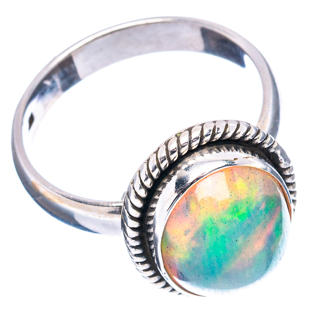 Rare AAA Ethiopian Opal Ring Size 7 (.925 Sterling Silver)