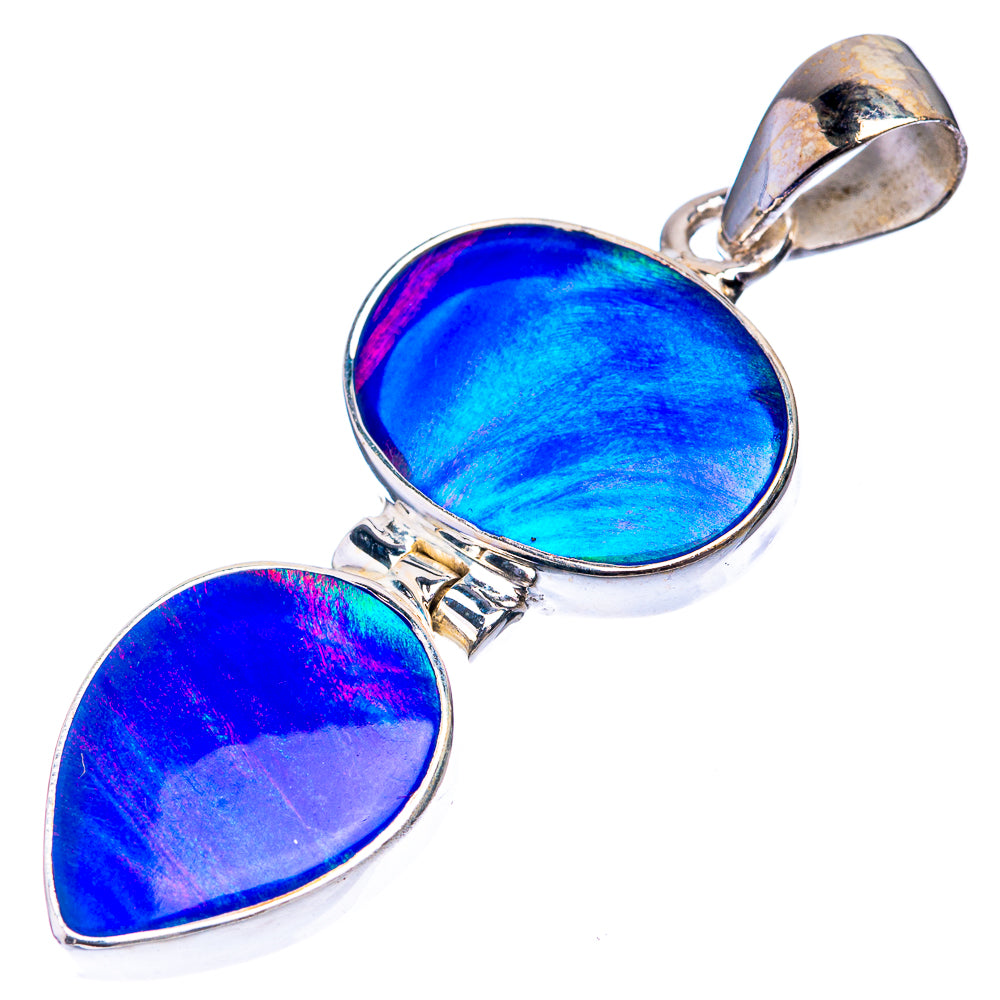 Aura Opal Pendant 1 3/4" (925 Sterling Silver) P39276