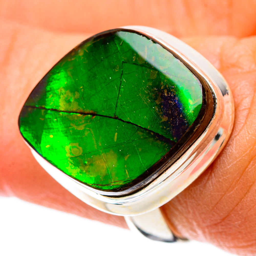 Ammolite Ring Size 6.25 (925 Sterling Silver) RING138746