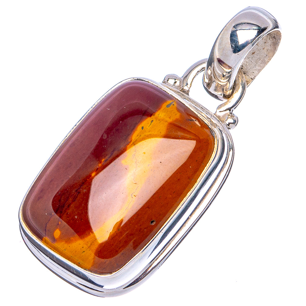 Mookaite Pendant 1 1/4" (.925 Sterling Silver)