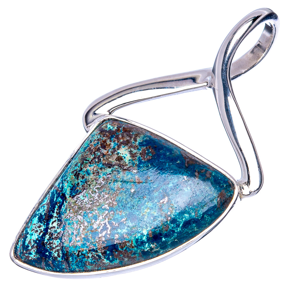 Premium Shattuckite Pendant 1 5/8" (925 Sterling Silver) P41836