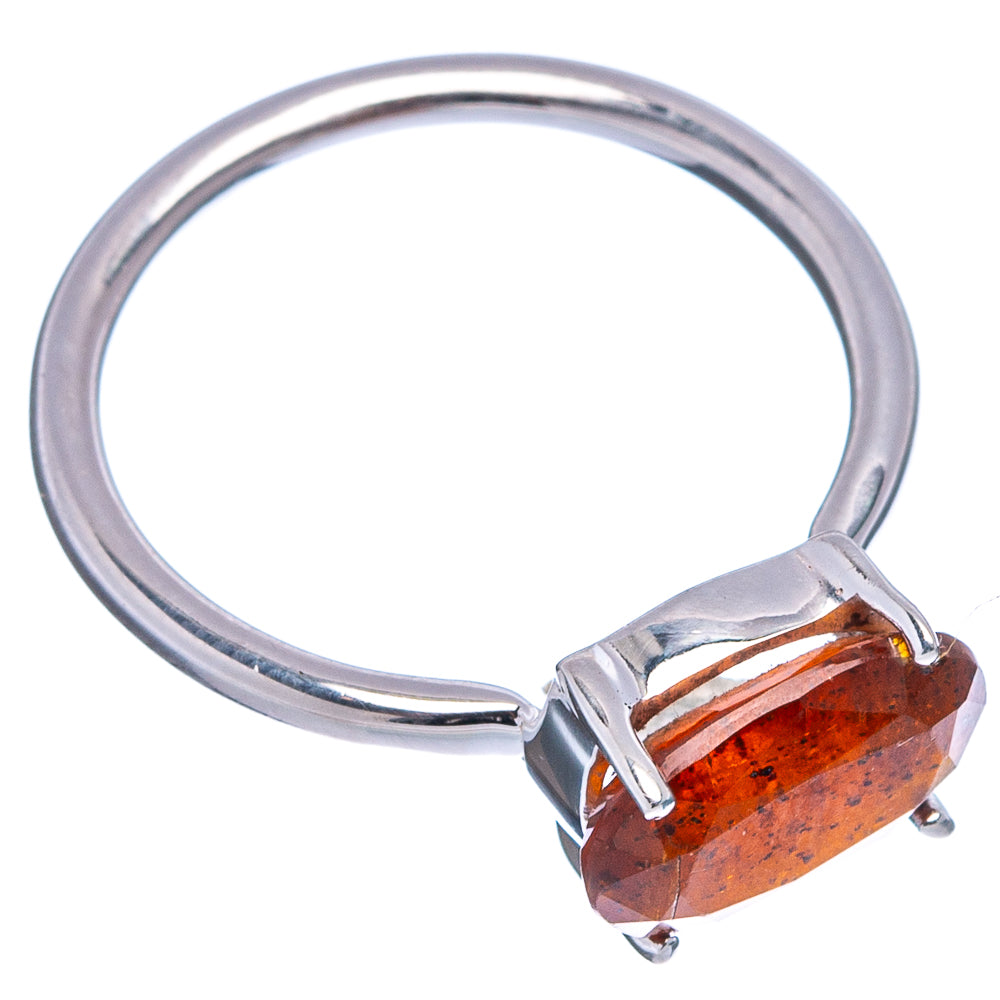 Orange Kyanite Ring Size 6 (.925 Sterling Silver)