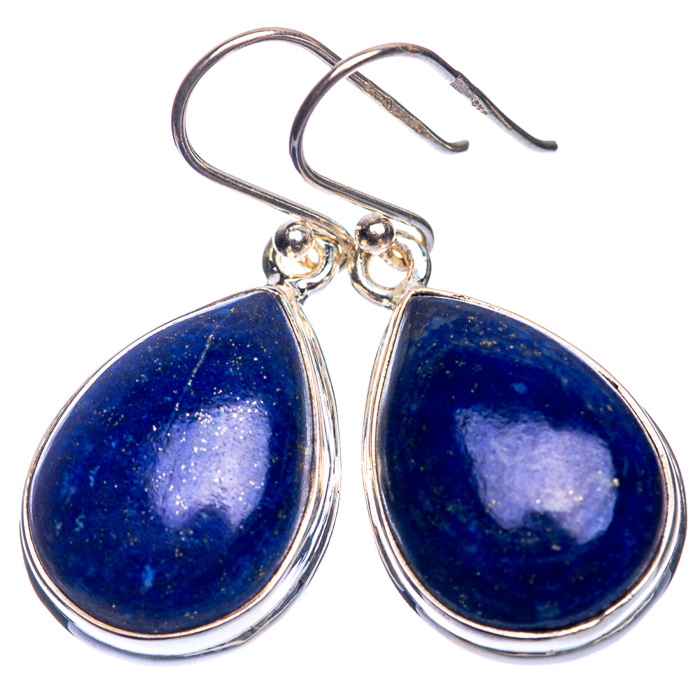Lapis Lazuli Earrings 1 3/8" (925 Sterling Silver) E432608