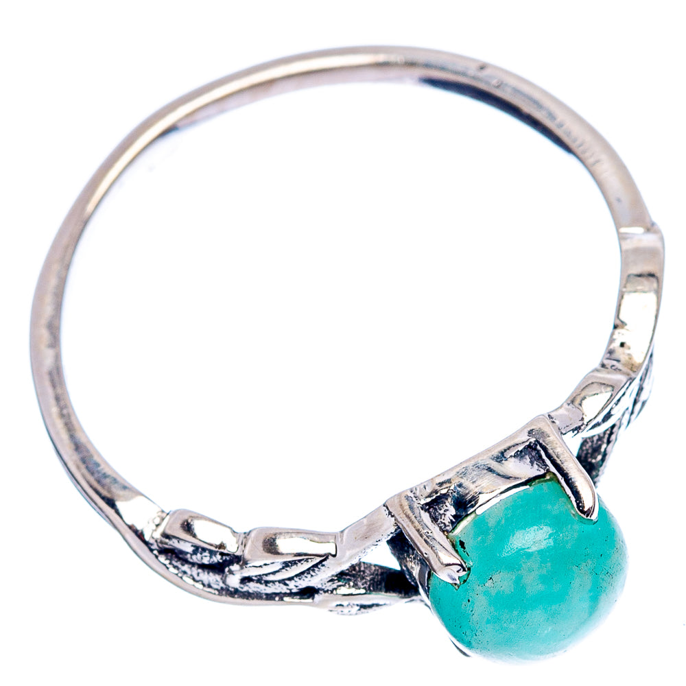 Amazonite Dainty Ring Size 6.75 (.925 Sterling Silver)
