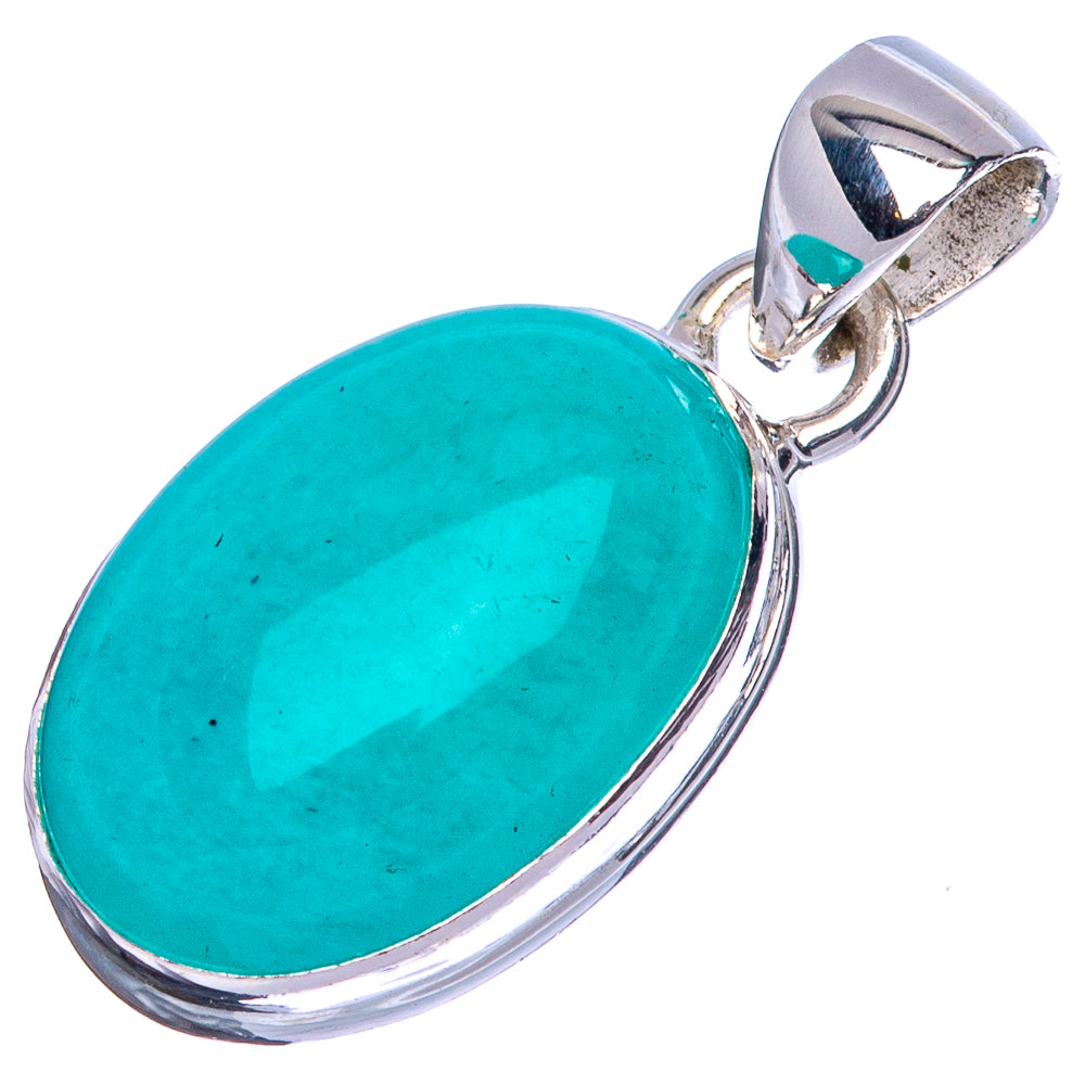 Larimar Pendant 1 1/8" (925 Sterling Silver) P41757