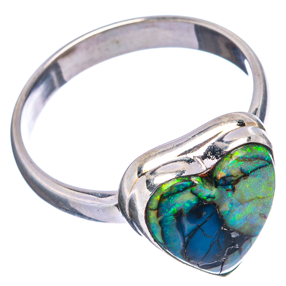 Rare Sterling Opal Ring Size 9 (.925 Sterling Silver)
