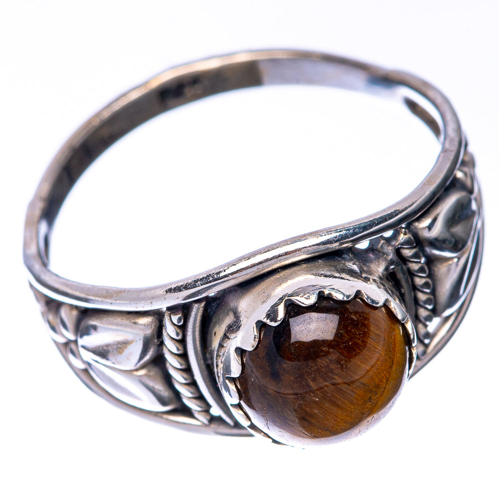 Tiger Eye Dainty Ring Size 6.25 (925 Sterling Silver) R145255