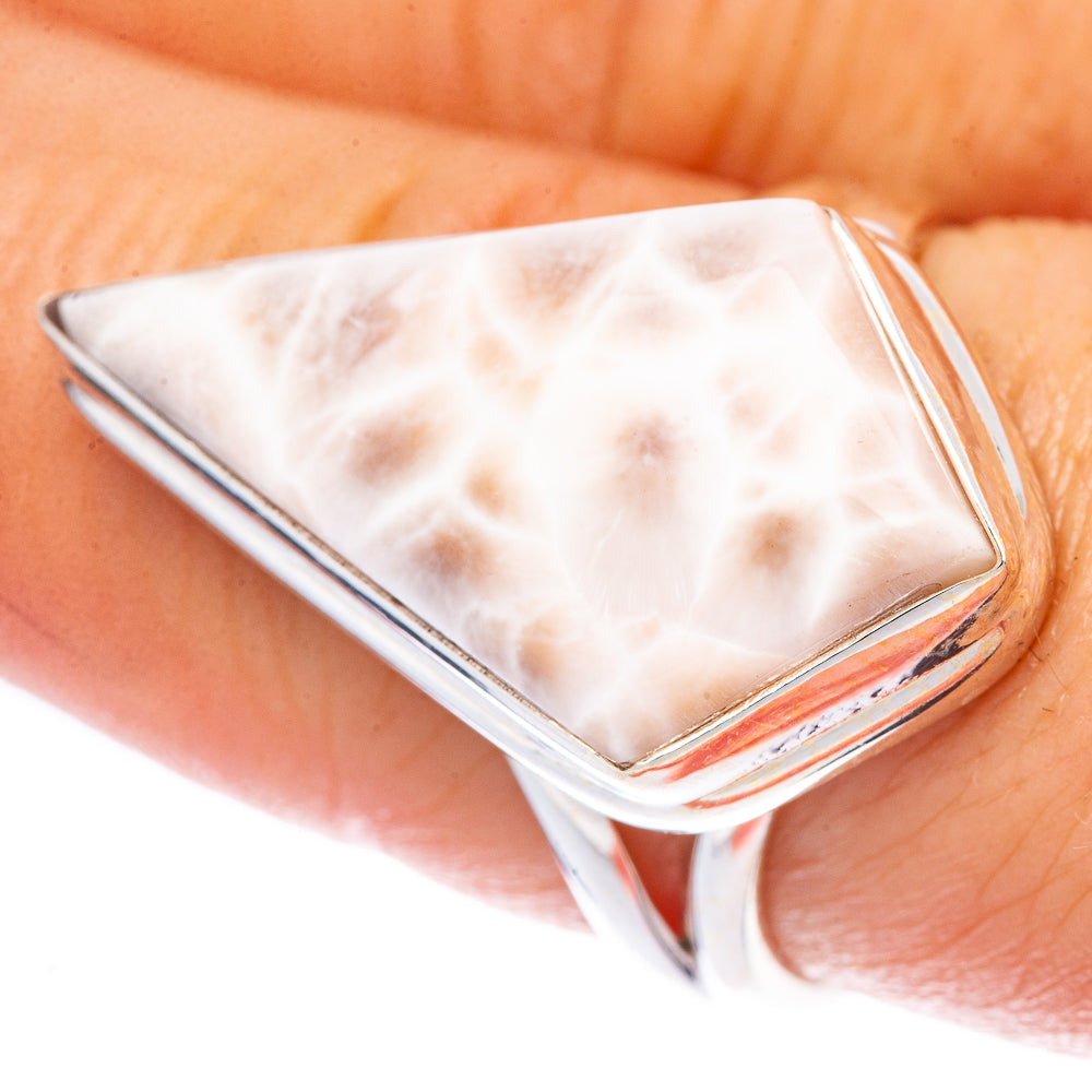 Natrolite Ring Size 7.75 (925 Sterling Silver) R1638