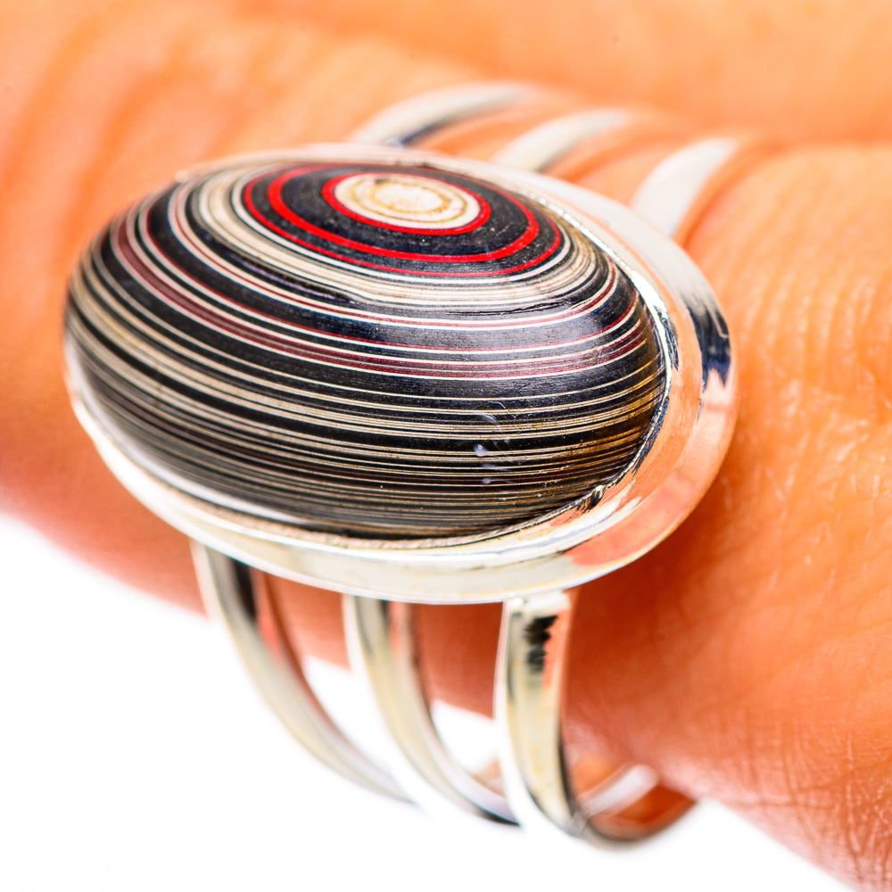 Fordite Ring Size 11 (925 Sterling Silver) RING138495