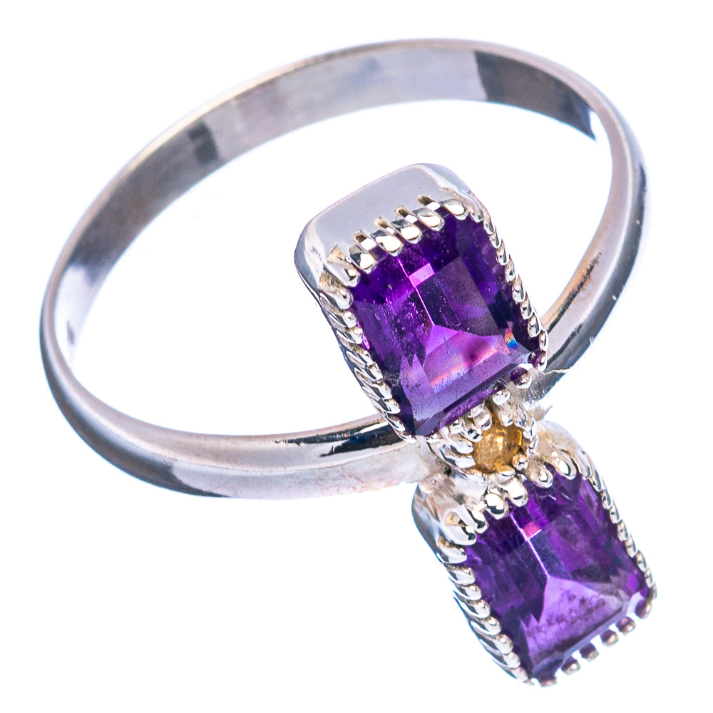 Brazilian Amethyst Ring Size 8.75 (.925 Sterling Silver)