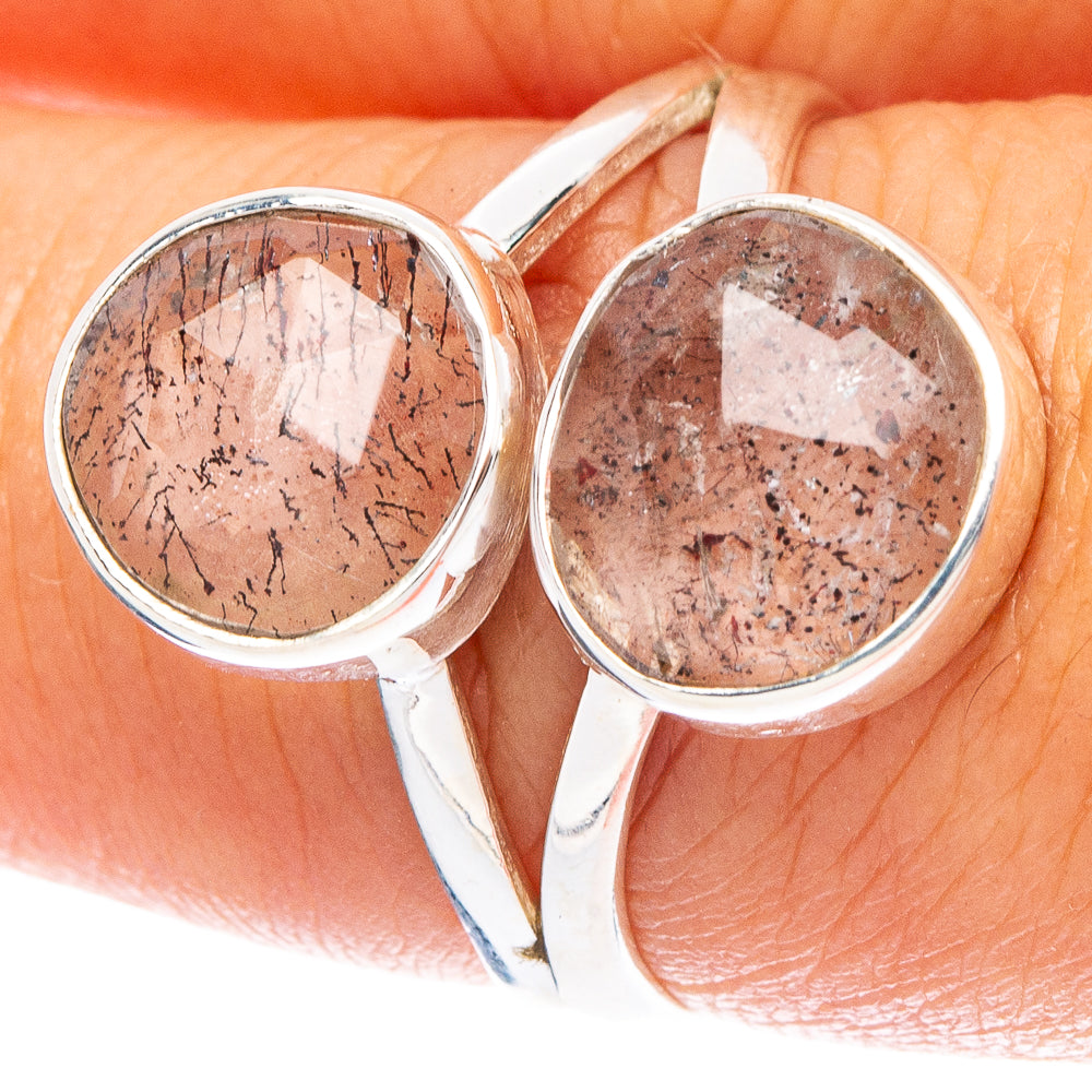 Tourmalinated Quartz Ring Size 7.75 (925 Sterling Silver) R6842