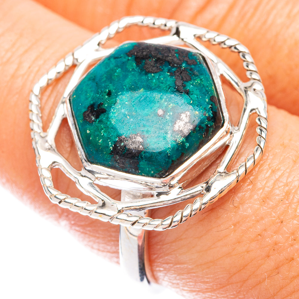 Premium Shattuckite Ring Size 9 (925 Sterling Silver) R1809