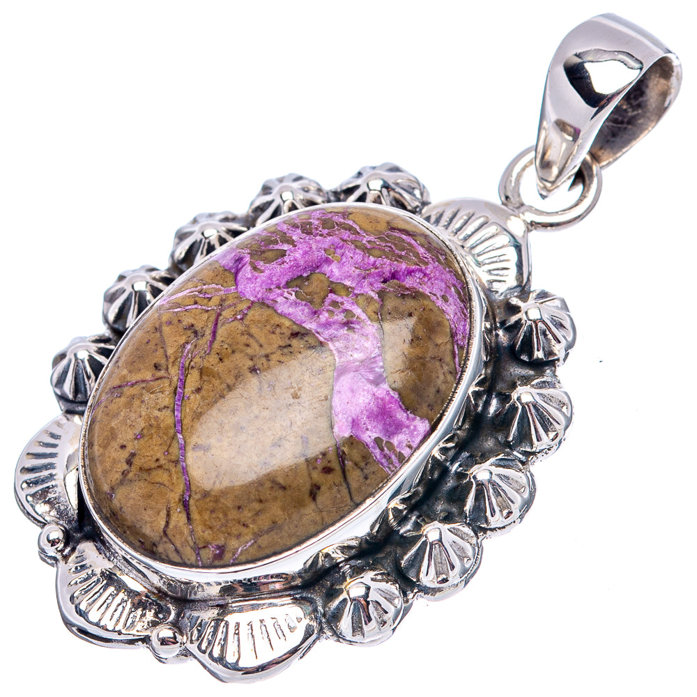 Premium Purpurite Pendant 1 5/8" (.925 Sterling Silver)