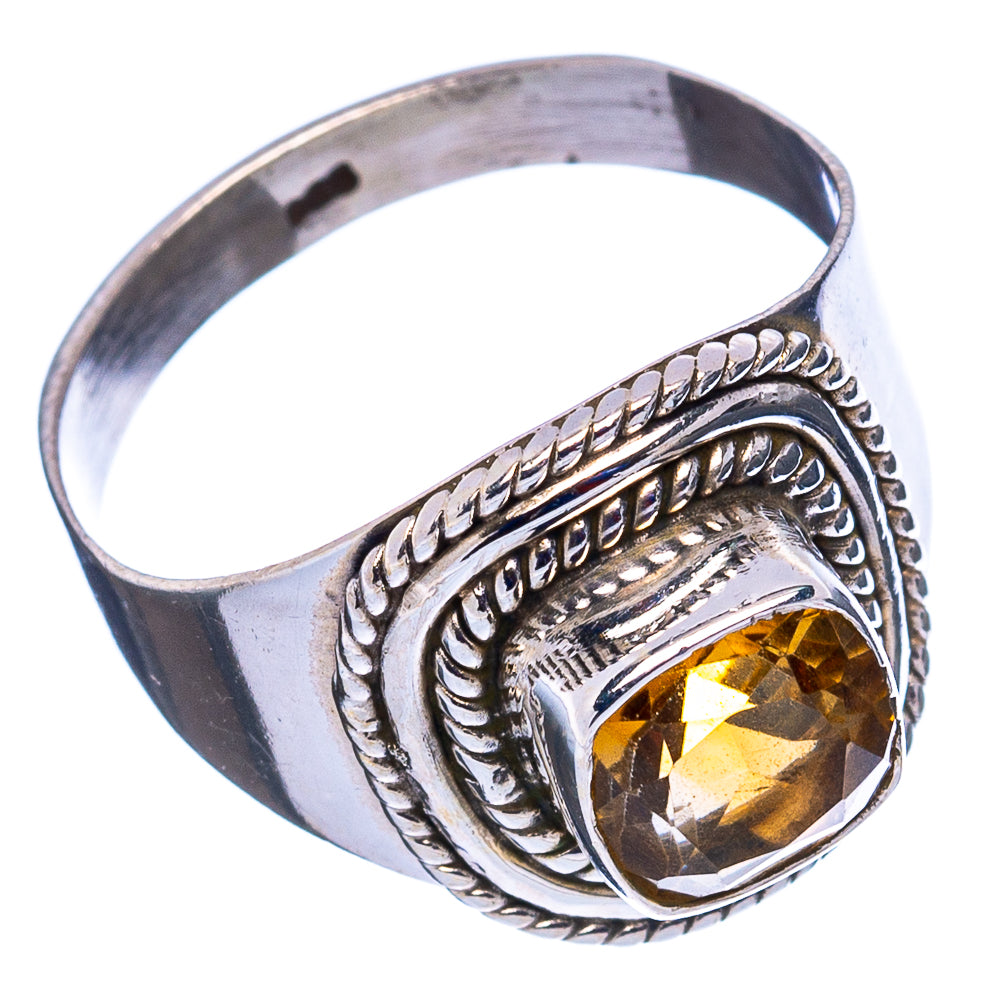 Citrine Ring Size 7.5 (.925 Sterling Silver)