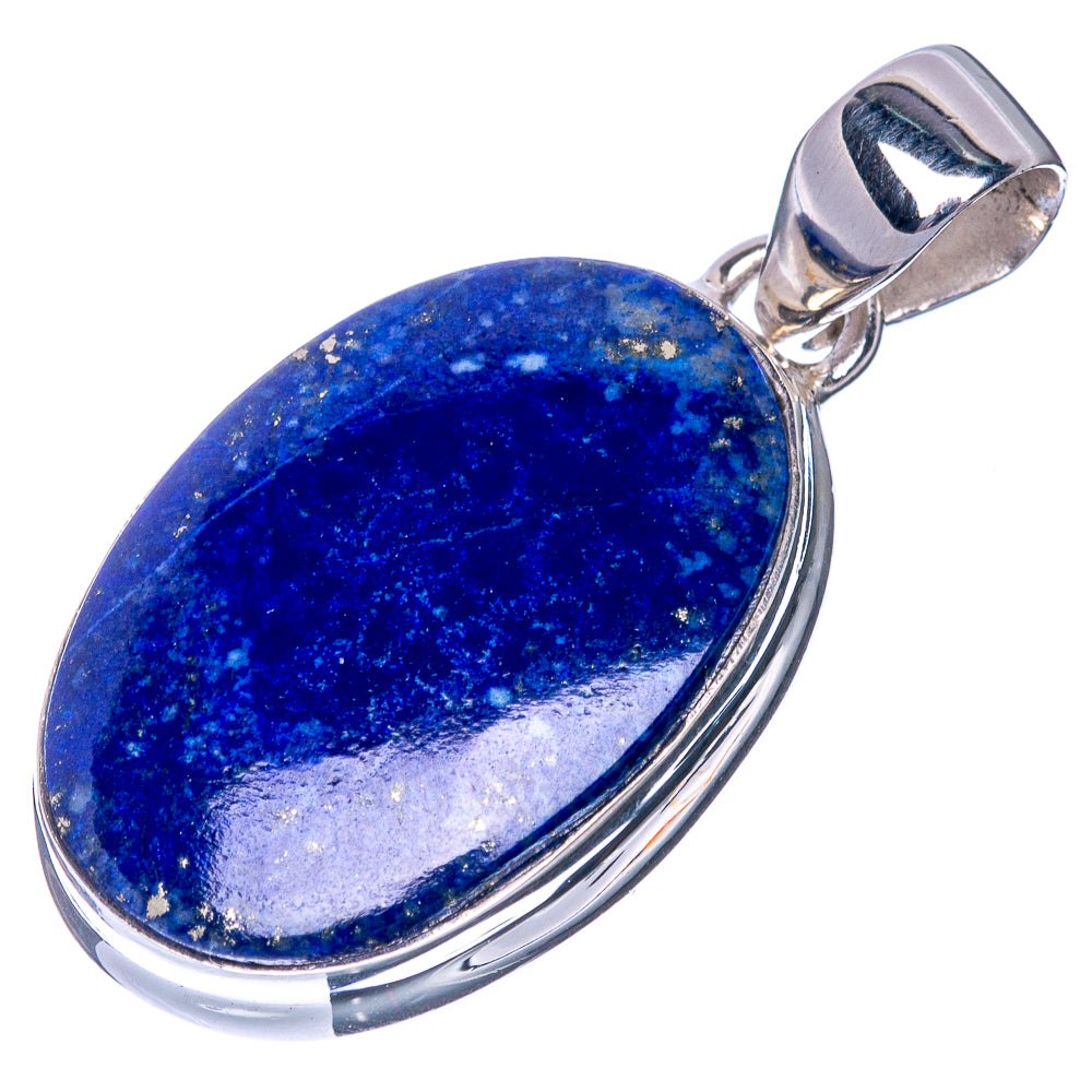 Lapis Lazuli Pendant 1 3/8" (925 Sterling Silver) P40891