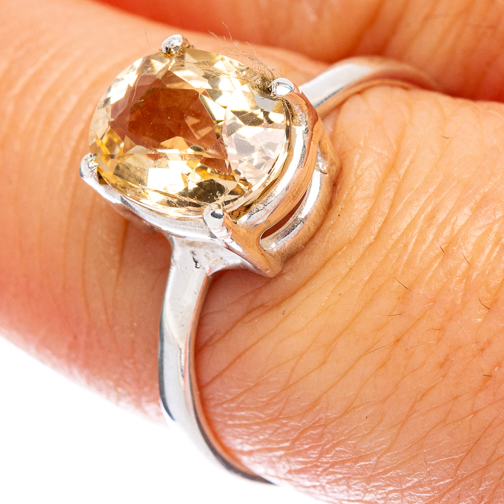 Yellow Beryl Ring Size 8 (925 Sterling Silver) R146689