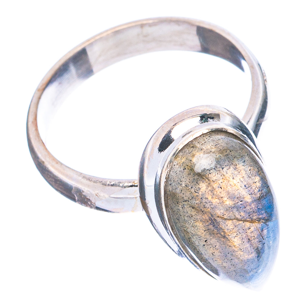 Labradorite Ring Size 6.25 (.925 Sterling Silver)