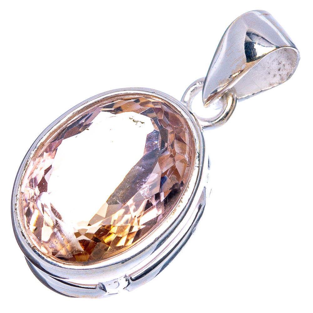Rare Faceted Ametrine Pendant 1 1/8" (925 Sterling Silver) P43353