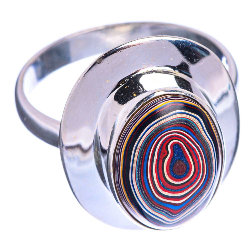 Fordite Ring Size 11.75 (925 Sterling Silver) R144253