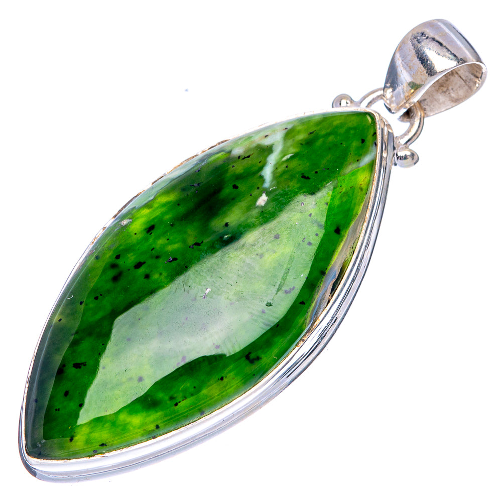 Rainforest Opal Pendant 1 7/8" (925 Sterling Silver) P40613