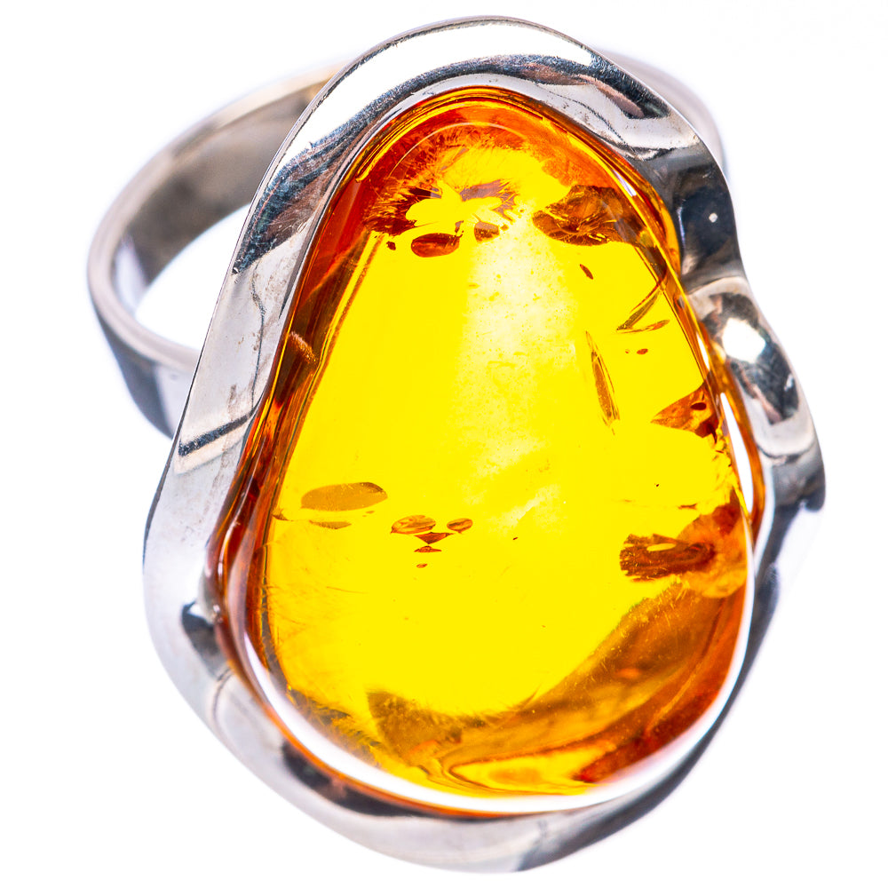 Baltic Amber Ring Size 10.5 (925 Sterling Silver) R1895