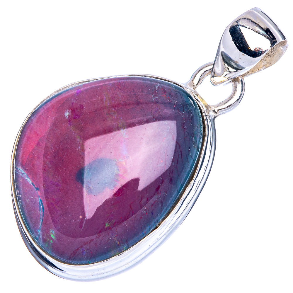 Rare Triplet Opal Pendant 1 1/4" (925 Sterling Silver) P41766