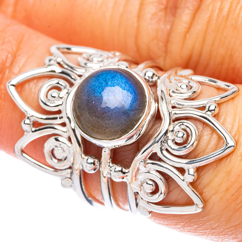 Asc Premium Labradorite Ring Size 6.5 (925 Sterling Silver) R3438