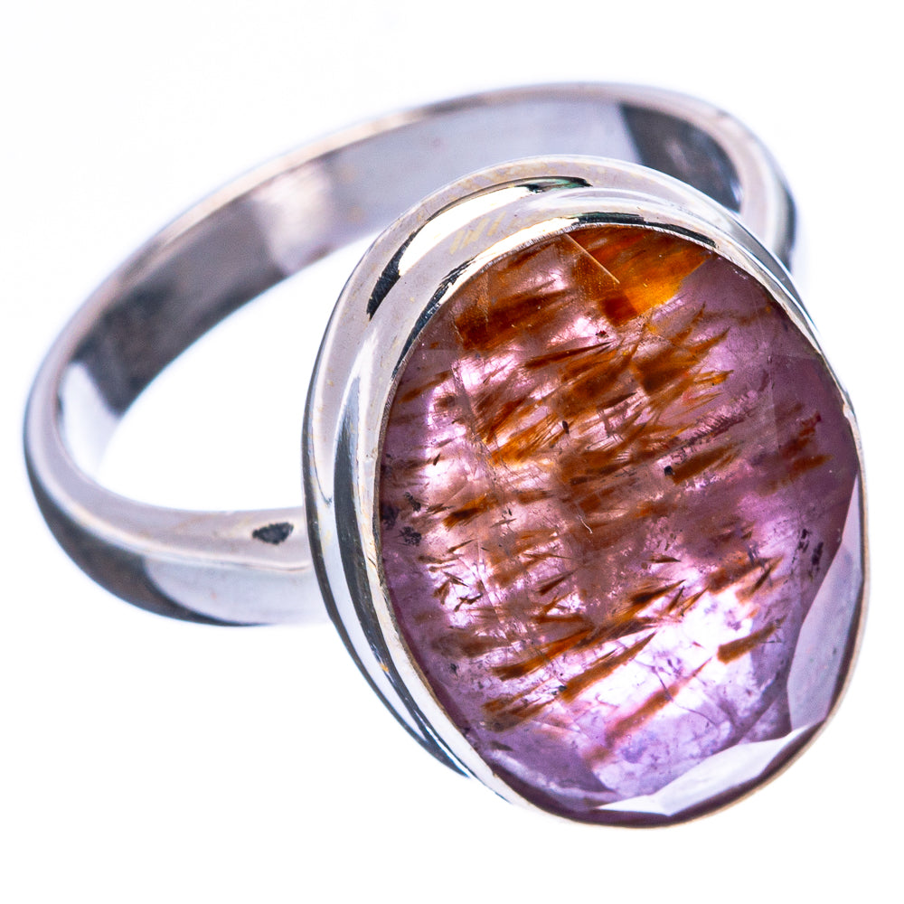 Rare Cacoxenite Ring Size 6.5 (925 Sterling Silver) R4178