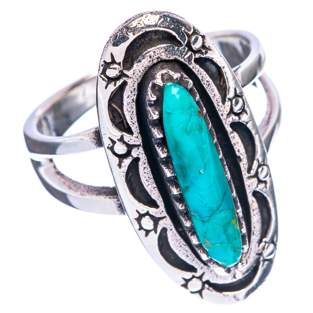 Rare Arizona Turquoise Ring Size 6.5 (925 Sterling Silver) R146808