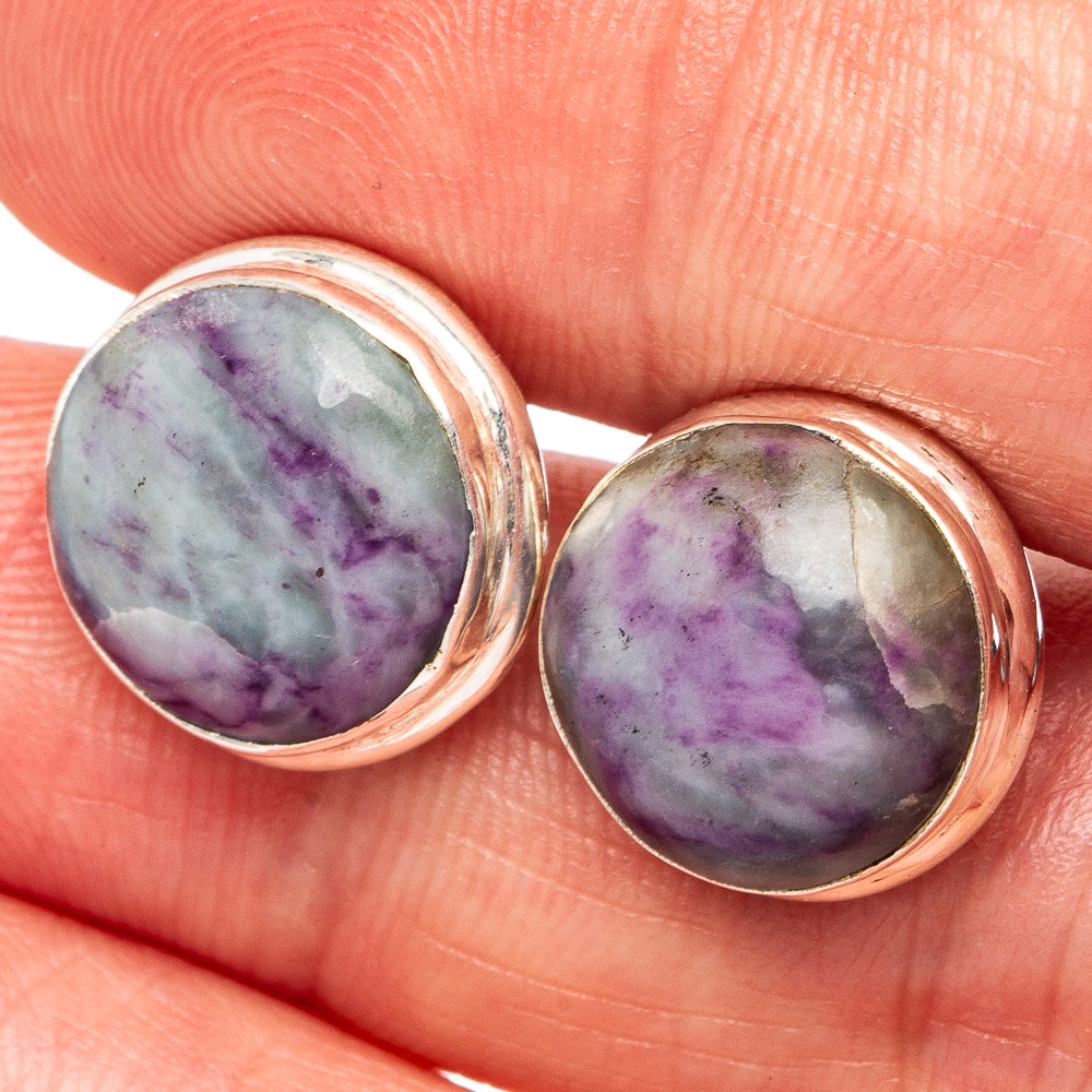 Kammererite Earrings 1/2" (.925 Sterling Silver)