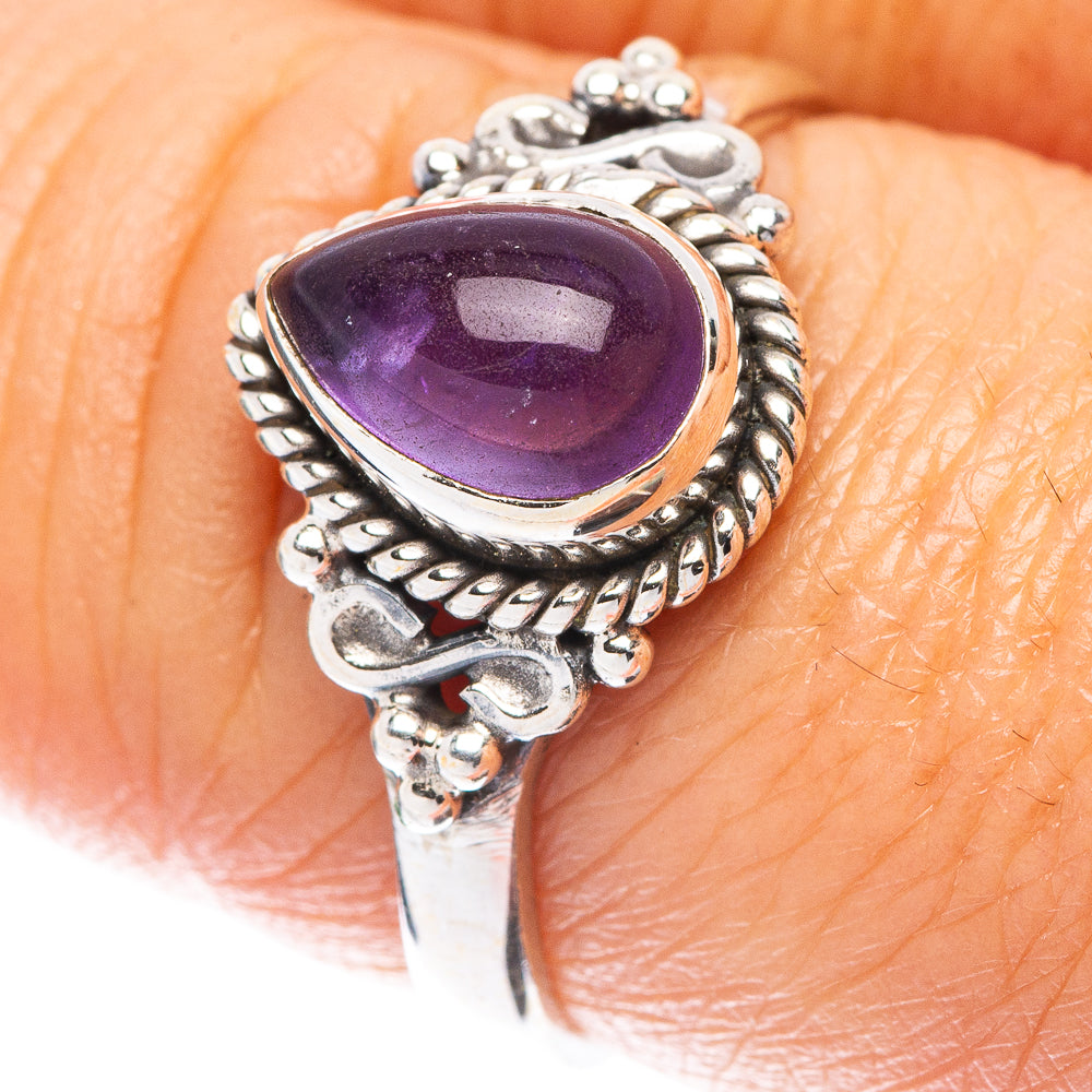 Amethyst Ring Size 8 (925 Sterling Silver) R5600