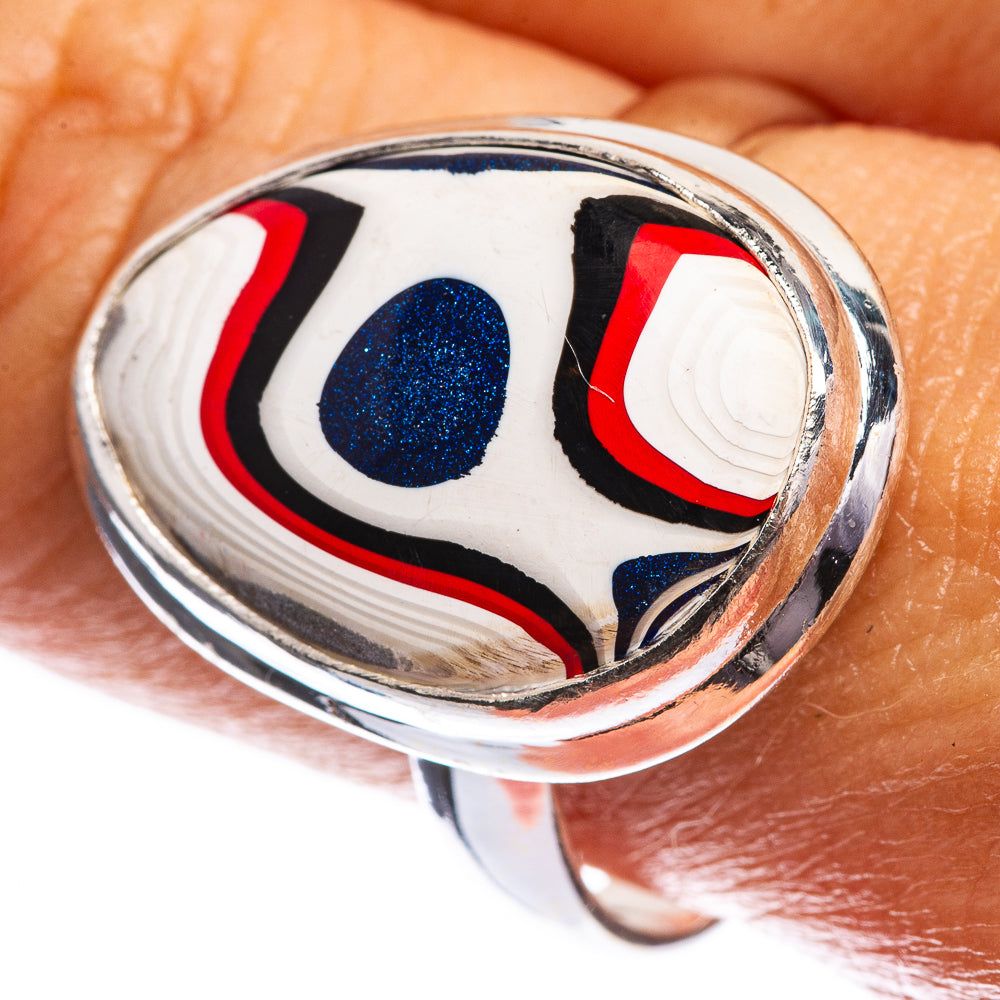 Fordite Ring Size 10.25 (925 Sterling Silver) R142427