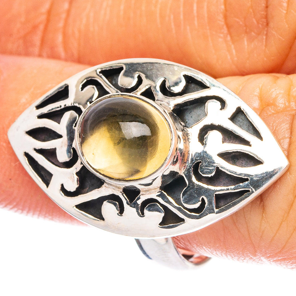 Citrine 925 Sterling Silver Ring Size 5.75 (925 Sterling Silver) R6150