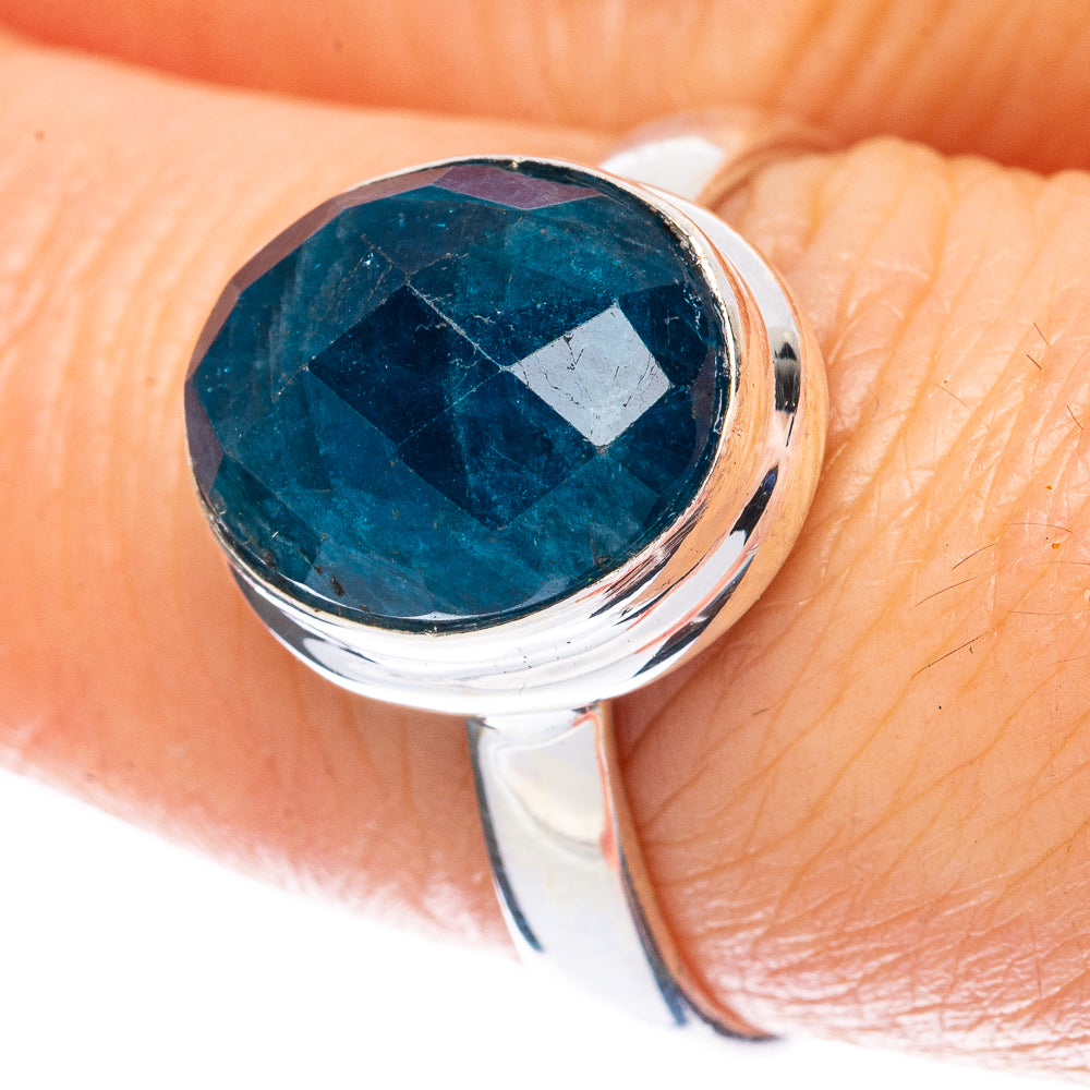 Apatite Ring Size 7.5 (925 Sterling Silver) R3007