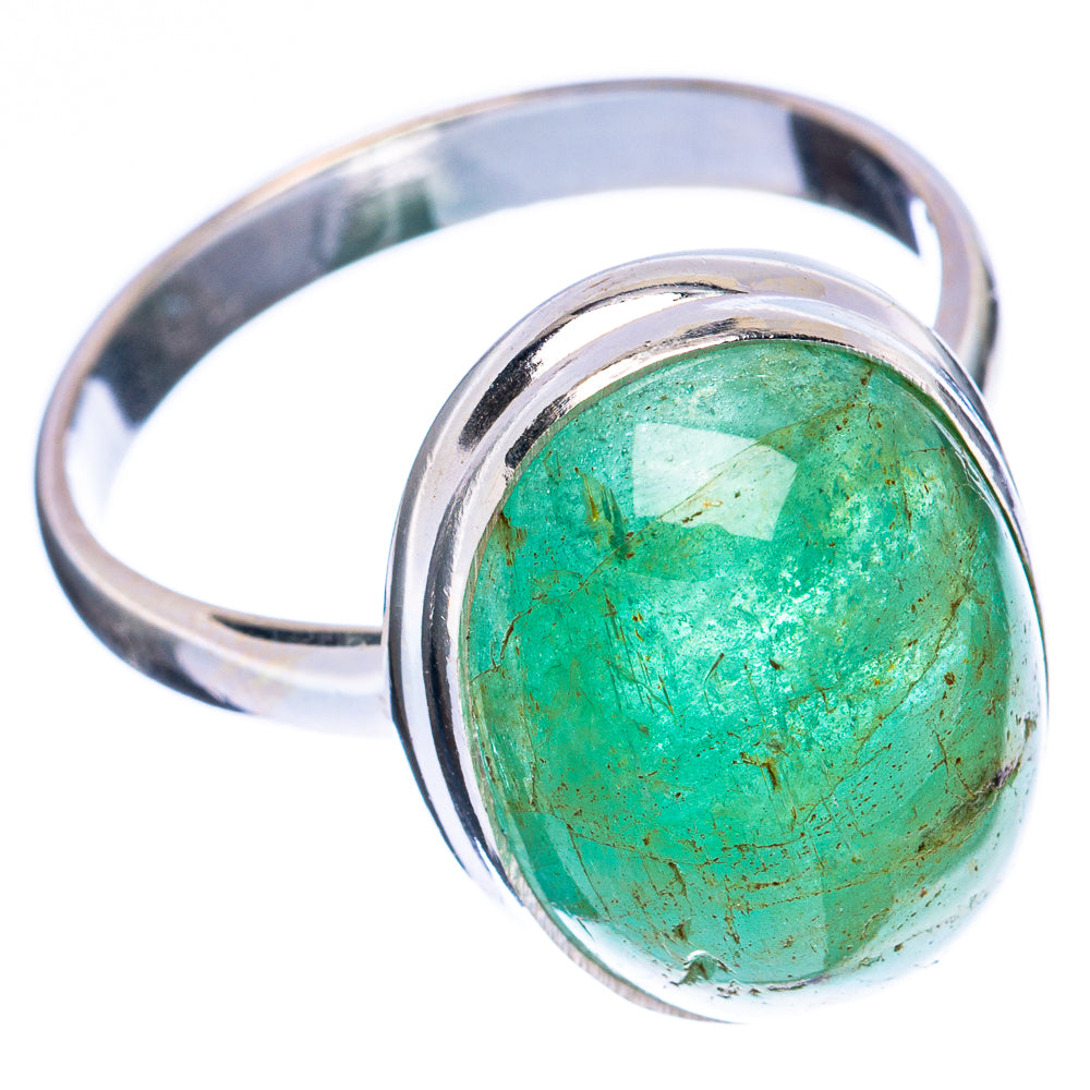 Green Fluorite Ring Size 11.25 (925 Sterling Silver) R3320