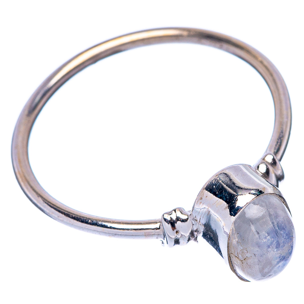 Rainbow Moonstone Dainty Ring Size 6 (925 Sterling Silver) R145787