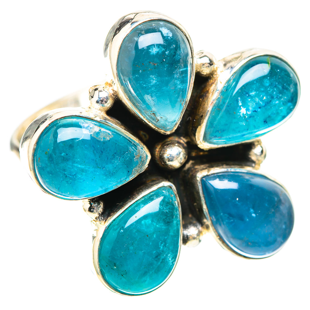 Large Blue Fluorite Ring Size 9 (925 Sterling Silver) RING138894