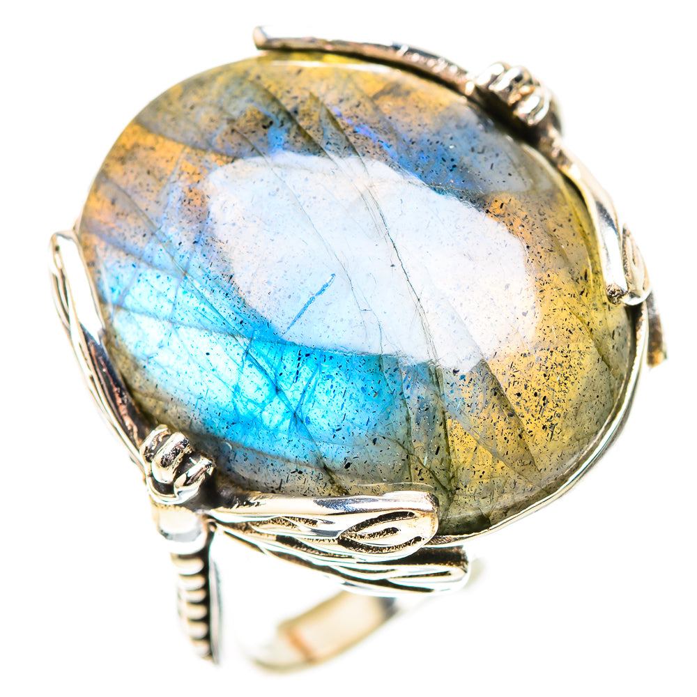 Labradorite Ring Size 9 (925 Sterling Silver) RING138921