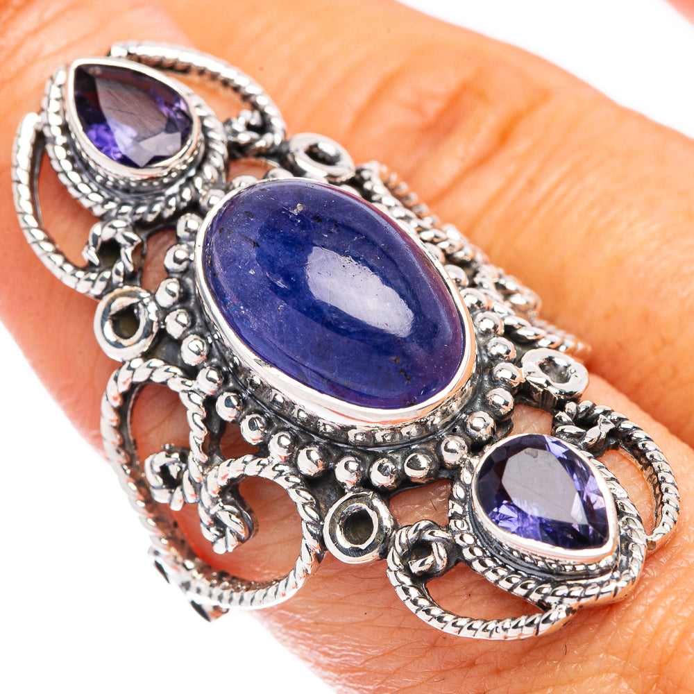 Signature Natural Tanzanite Ring Size 9 (925 Sterling Silver) R1798