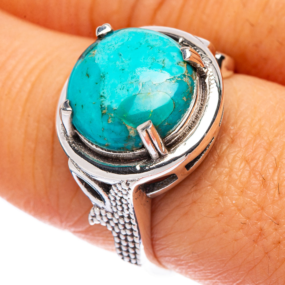 Chrysocolla Ring Size 8 (925 Sterling Silver) R146088
