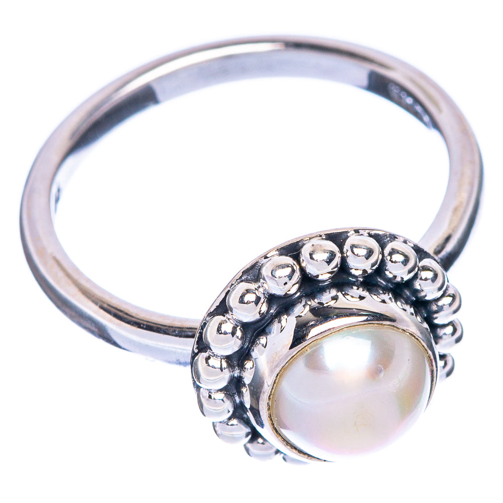 Cultured Pearl Ring Size 5 (925 Sterling Silver) R1049
