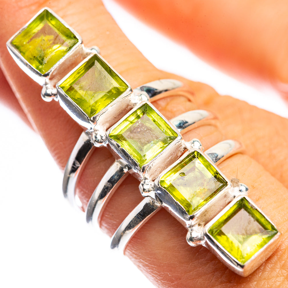 Large Peridot Ring Size 8 (925 Sterling Silver) RING143469