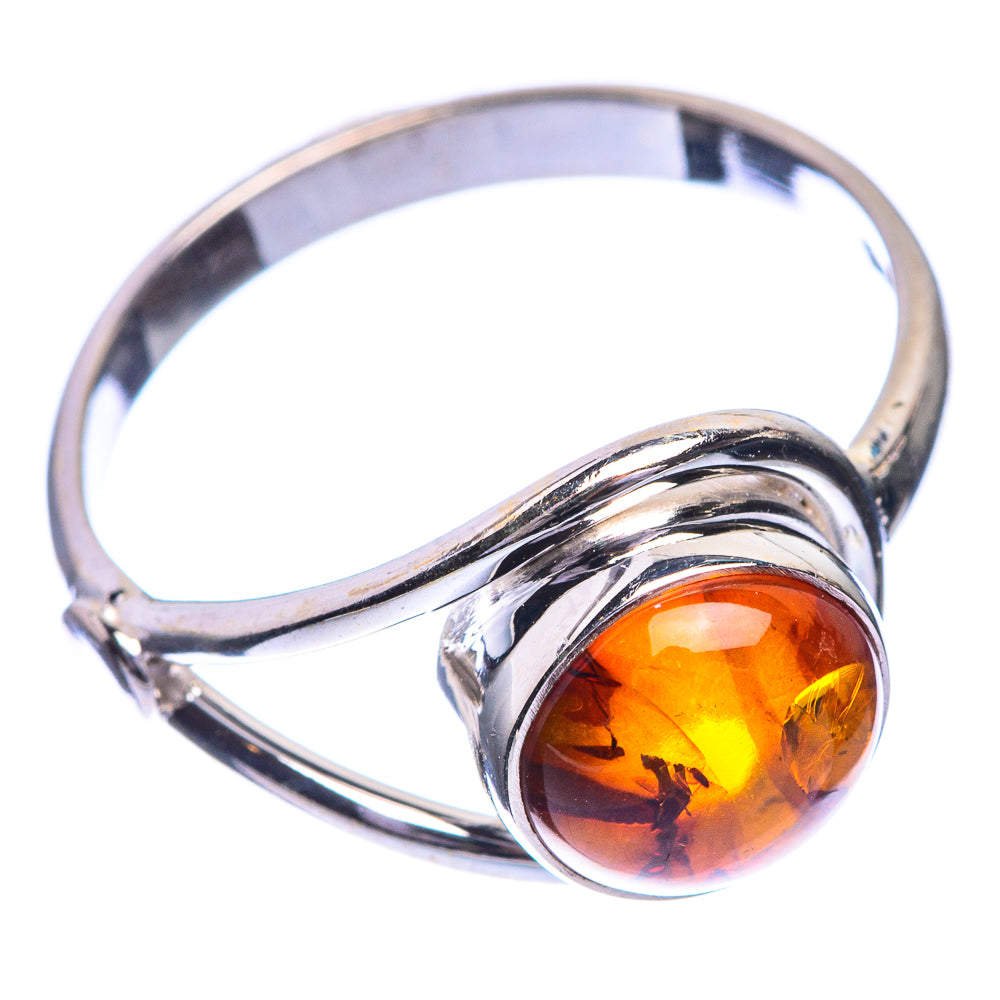 Baltic Amber Ring Size 7.25 (925 Sterling Silver) RING143247