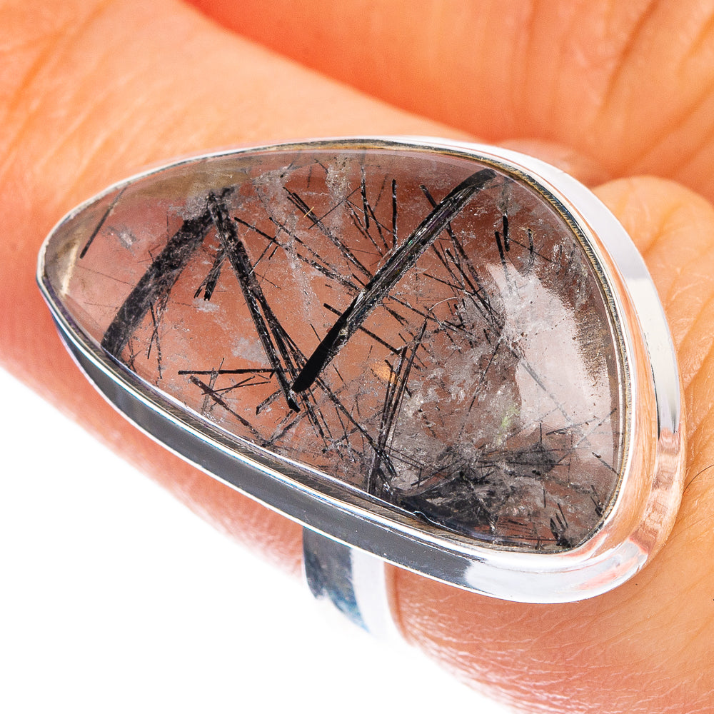 Tourmalinated Quartz Ring Size 7 (925 Sterling Silver) R144249